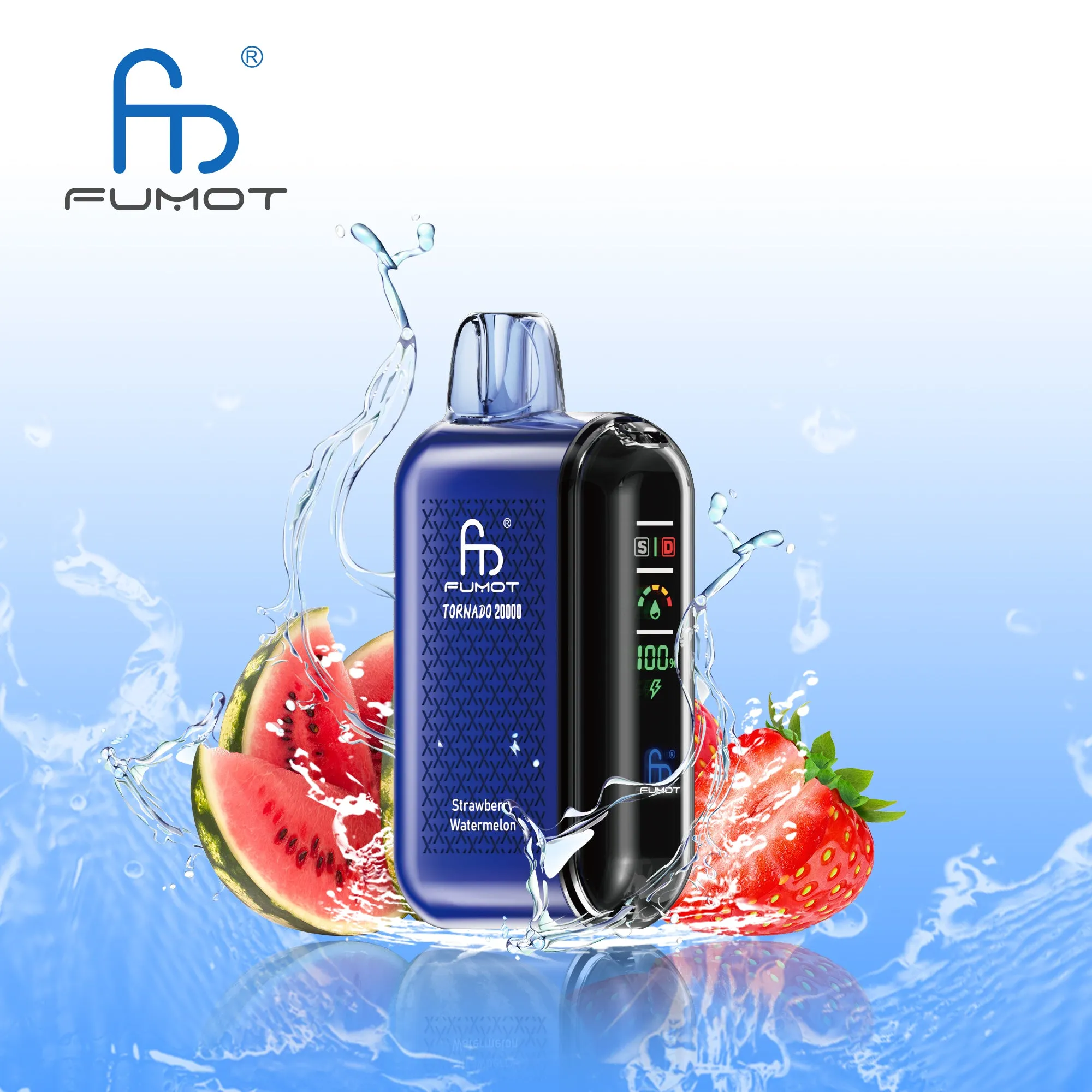 Fumot Tornado Vape 20000 Puff-Strawberry Watermelon Fumot Tornado Vape 20000 Puff-Strawberry Watermelon