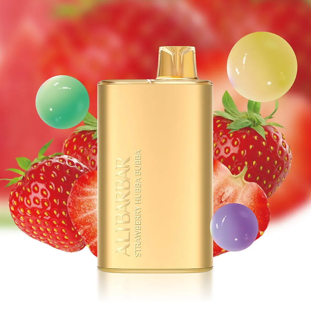 Alibarbar Rich 8000 Puffs - Strawberry Hubba Bubba Alibarbar Rich 8000 Puffs - Strawberry Hubba Bubba - Image 1