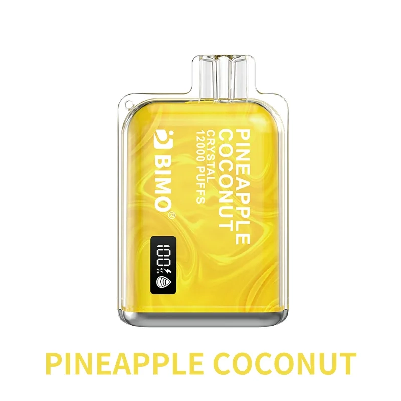 BIMO-Crystal-12000-Puffs-Pineapple-Coconut BIMO Crystal 12000 Puffs Pineapple Coconut - Image 1