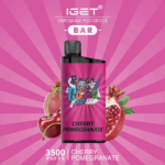 IGET BAR CHERRY POMEGRANATE 3500 Puffs Disposable Vape - Image 2