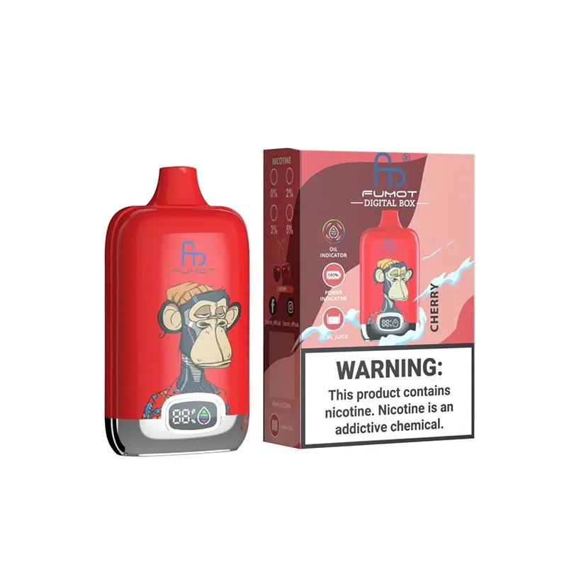 Fumot Digital Box 12000 Puff – Cherry