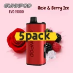 Gunnpod EVO 15k - 5 pack Multiple flavors