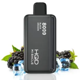 HQD Miracle 8000 Puffs – Black Ice 5%