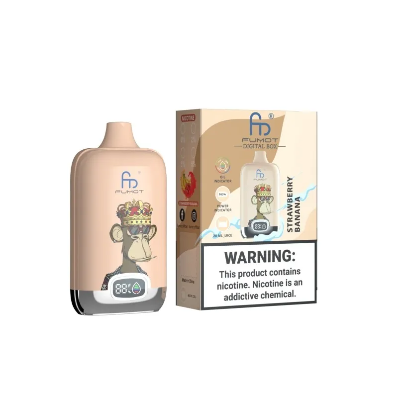 Fumot Digital Box 12000 Puff – Strawberry Banana