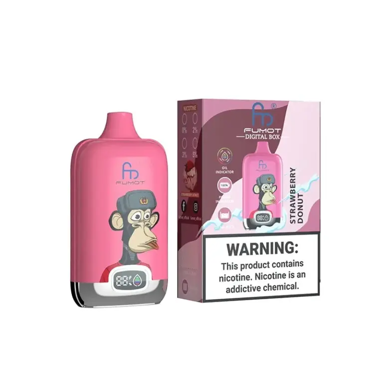 Fumot Digital Box 12000 Puff – Strawberry Donut