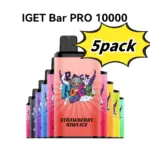 IGET Bar Pro 10000 Puffs-5pack