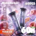 Habababar 60K Puffs Shisha – Peach Ice