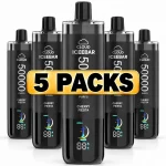ICEEBAR Cloud 50000 Puffs Shisha – 5 Packs